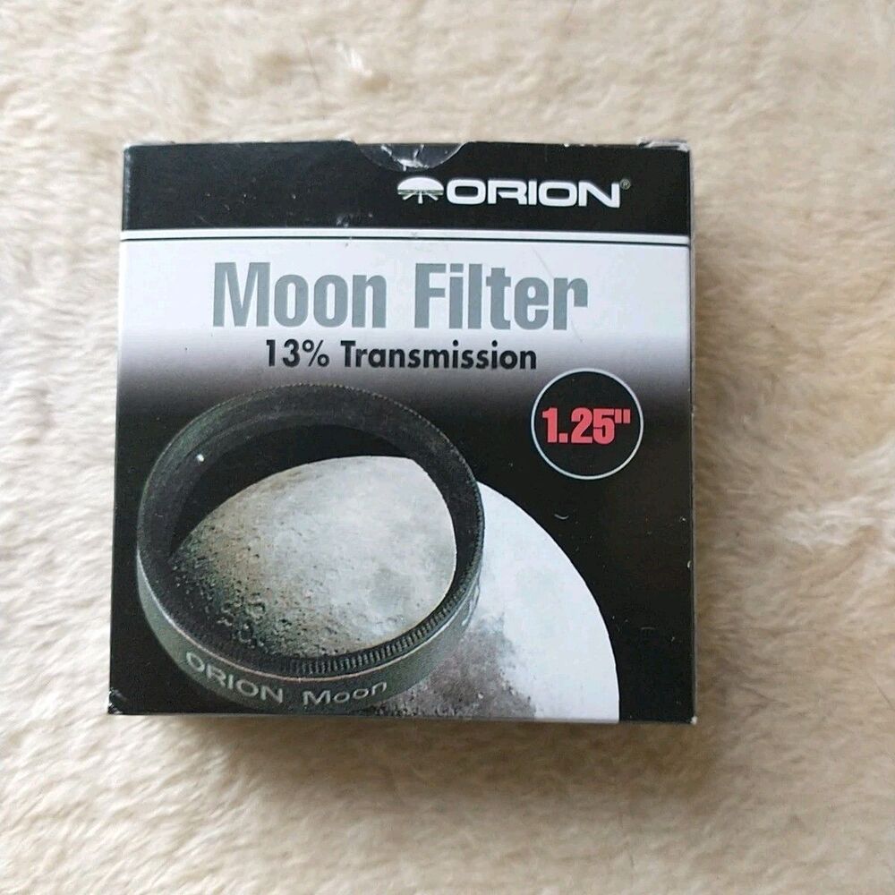 Orion 05662 1.25" 13% Transmission Telescope Moon Filter Black